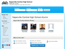 Tablet Screenshot of napervillecentralhighschool.org